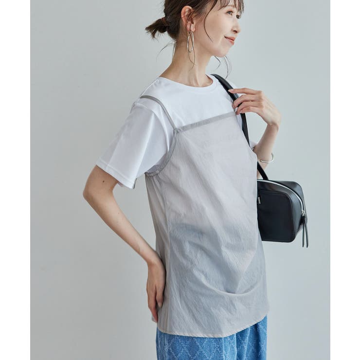 ライトグレー(08) | シアーミドル丈レイヤードキャミソール | ROPE' PICNIC