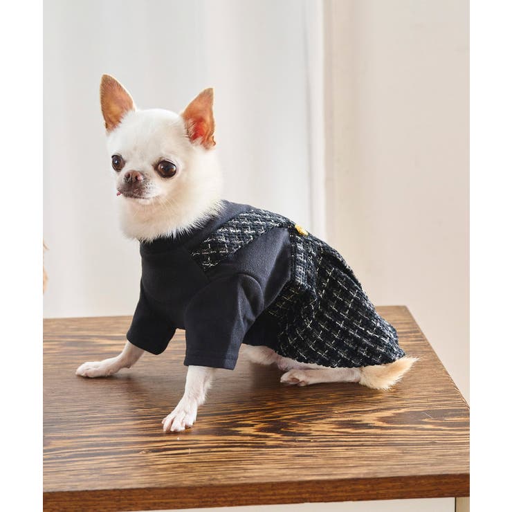 【DOG】ツイードドッキングジャンパースカート | ROPE' PICNIC | 詳細画像4 