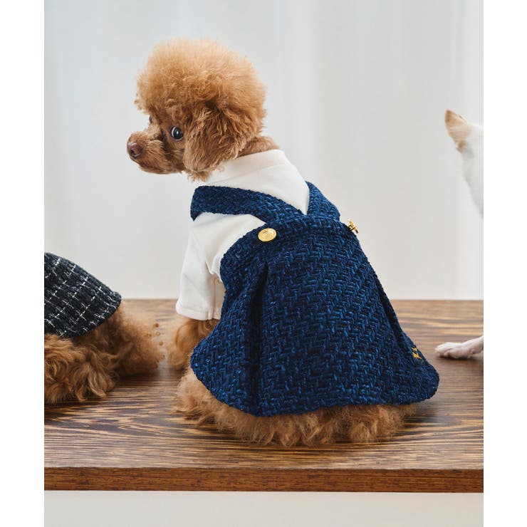 【DOG】ツイードドッキングジャンパースカート | ROPE' PICNIC | 詳細画像5 