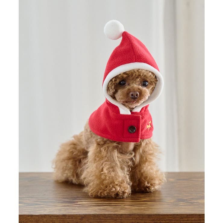 レッド(60) | 【DOG】クリスマスポンチョ | ROPE' PICNIC