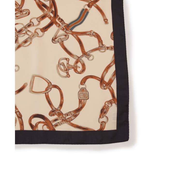 リング付きビンテージライク柄スカーフ | ROPE' PICNIC | 詳細画像2 