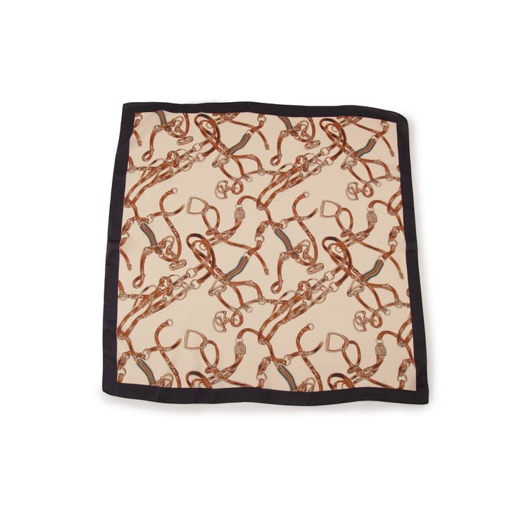 ネイビー系(41) | リング付きビンテージライク柄スカーフ | ROPE' PICNIC