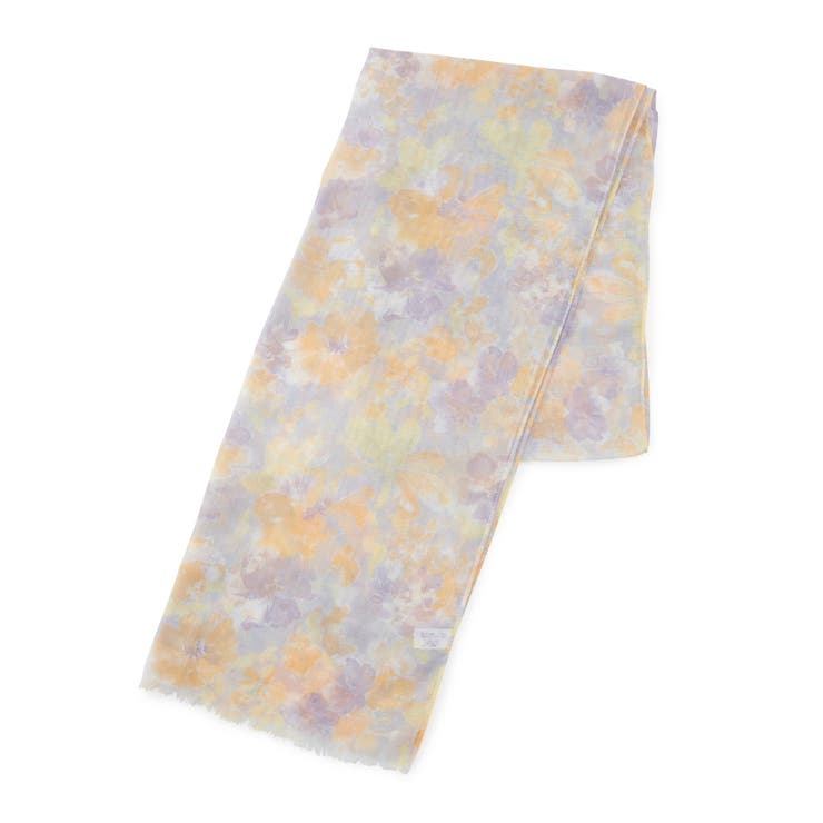 リサイクルポリエステルフラワープリントスカーフ | ROPE' PICNIC | 詳細画像2 