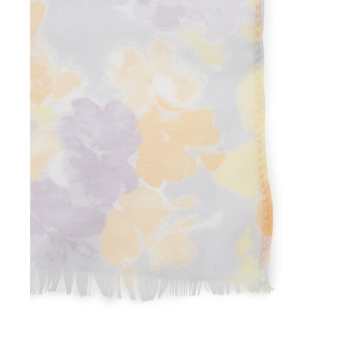 リサイクルポリエステルフラワープリントスカーフ | ROPE' PICNIC | 詳細画像4 