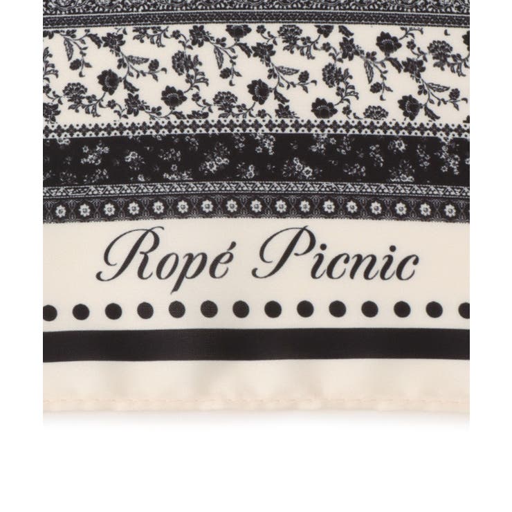 花柄×パターン柄スカーフ 70cm | ROPE' PICNIC | 詳細画像5 