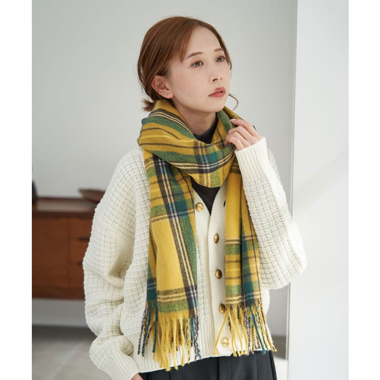 ROPE】 トレンチコート ネイビー 36 クラシック チェック ウール100 
