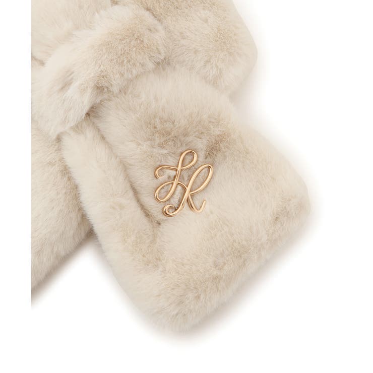 ブローチ付きフェイクファーティペット | ROPE' PICNIC | 詳細画像12 