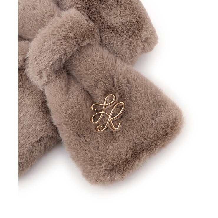 ブローチ付きフェイクファーティペット | ROPE' PICNIC | 詳細画像15 