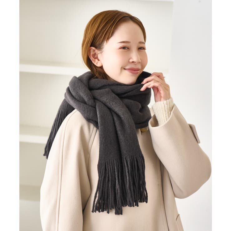 チャコール(06) | ソフトタッチマフラー/静電気防止 | ROPE' PICNIC