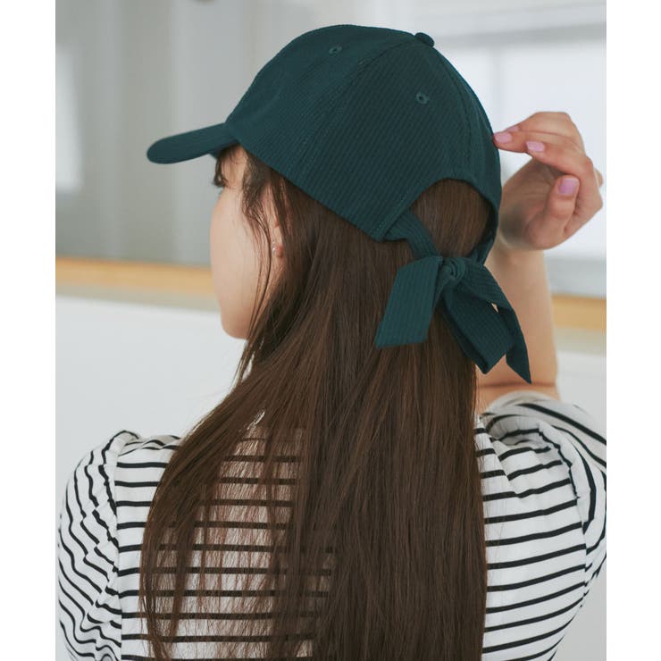 シアサッカーバックリボンキャップ | ROPE' PICNIC | 詳細画像5 