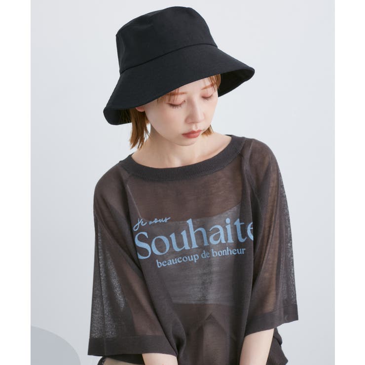 ブラック(01) | 遮光つば広バケットハット | ROPE' PICNIC