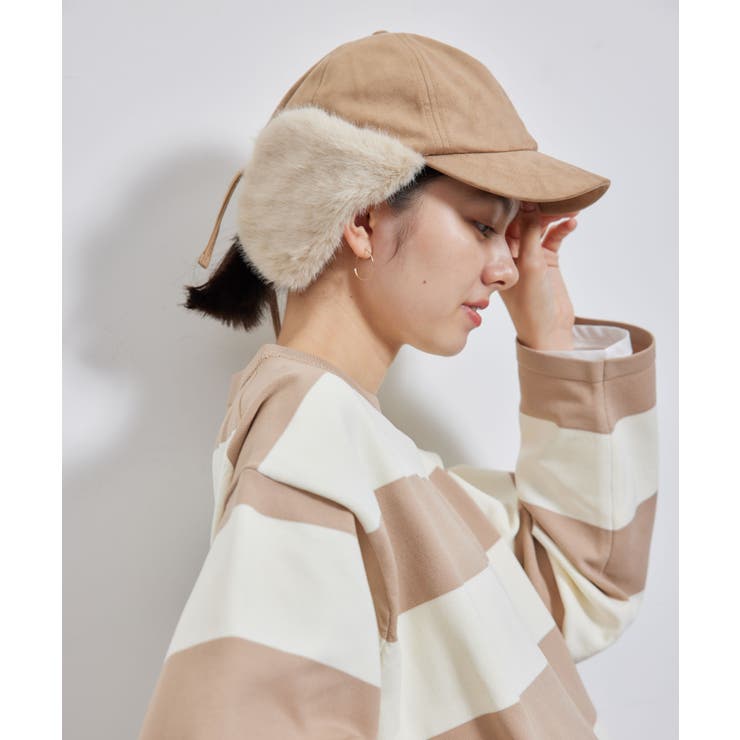 2WAY/フェイクスエードフライトキャップ | ROPE' PICNIC | 詳細画像7 