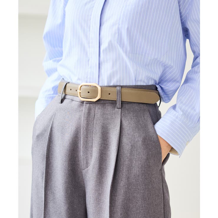 28mmスクエアバックルステッチベルト | ROPE' PICNIC | 詳細画像1 