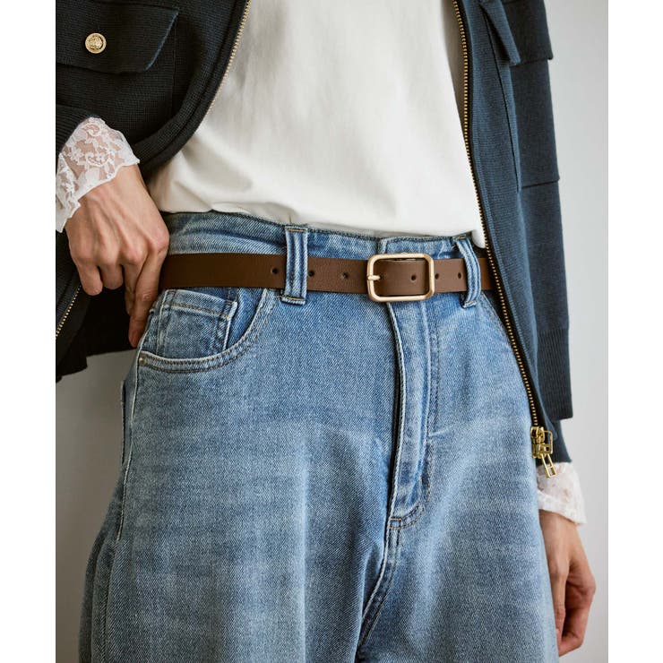 ブラウン系(22) | 24mmマットメタルデザインバックルベルト | ROPE' PICNIC