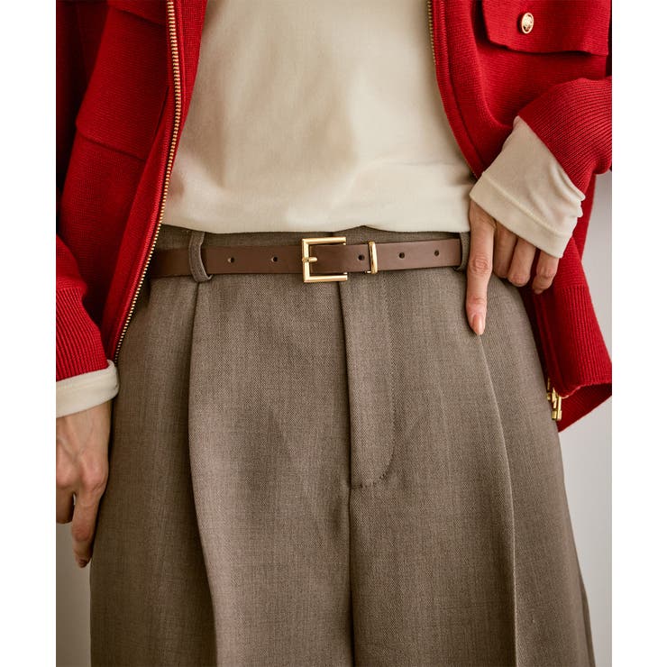 18mmマットスムーススクエアバックルベルト | ROPE' PICNIC | 詳細画像1 