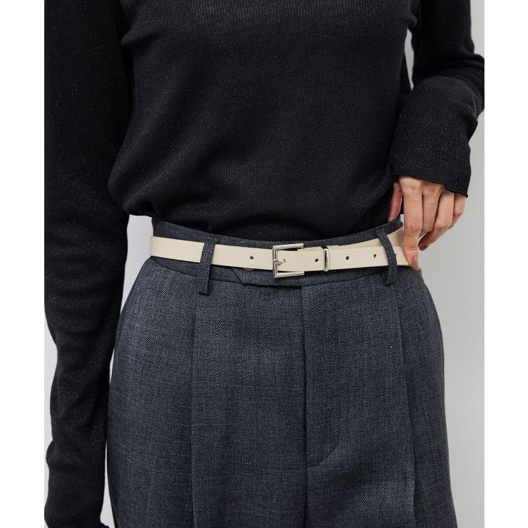 ベージュ系(28) | 18mmマットスムーススクエアバックルベルト | ROPE' PICNIC