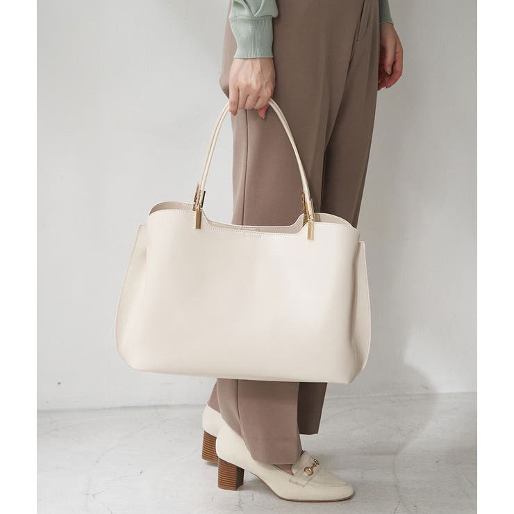 キナリ(16) | 【軽量】レクタンメタル３層A4トートバッグ | ROPE' PICNIC