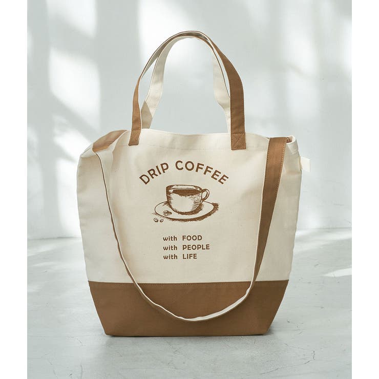 【FOOD TEXTILE】プリントキャンバストート＆ショルダーバッグ | ROPE' PICNIC | 詳細画像4 