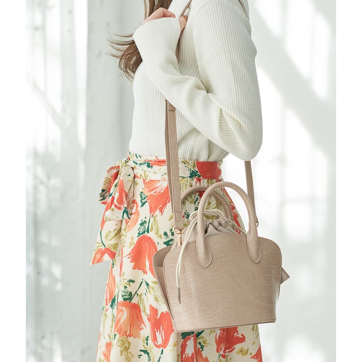 クロコ型押しコンビギャザーインナーバケットトート ショルダーバッグ 品番 Rpcw Rope Picnic ロペピクニック のレディースファッション通販 Shoplist ショップリスト