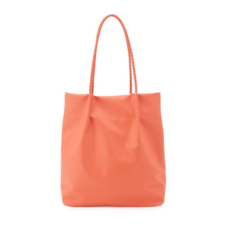 畳へり　トートバッグ　オレンジ×ピンク×赤　大きめのA4サイズ　ほか 畳へり トートバッグ オレンジ×ピンク×赤 大きめのA4サイズ ほか