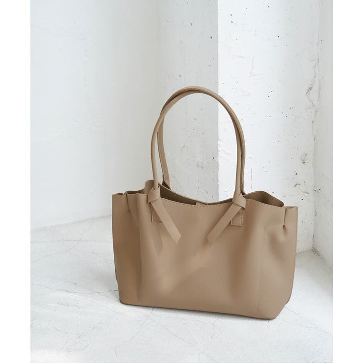 ベージュ(27) | 軽量ダブルリボン3層A4トートバッグ | ROPE' PICNIC