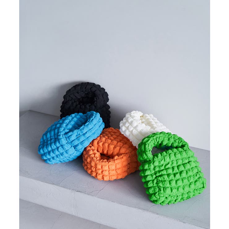 ぽこぽこジャガードワンハンドルショルダーバッグ | ROPE' PICNIC | 詳細画像1