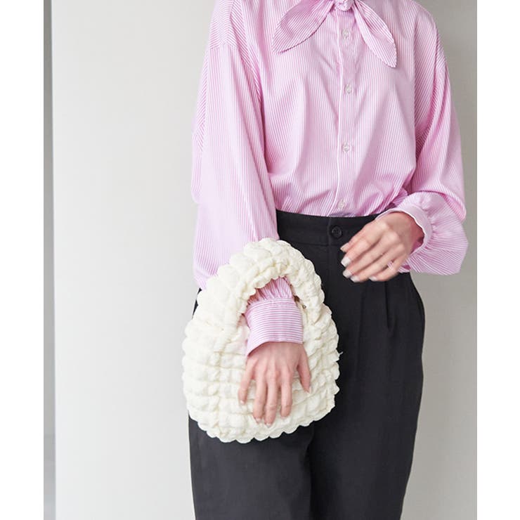 ぽこぽこジャガードワンハンドルショルダーバッグ | ROPE' PICNIC | 詳細画像21