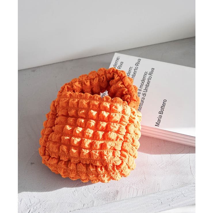 オレンジ(70) | ぽこぽこジャガードワンハンドルショルダーバッグ | ROPE' PICNIC