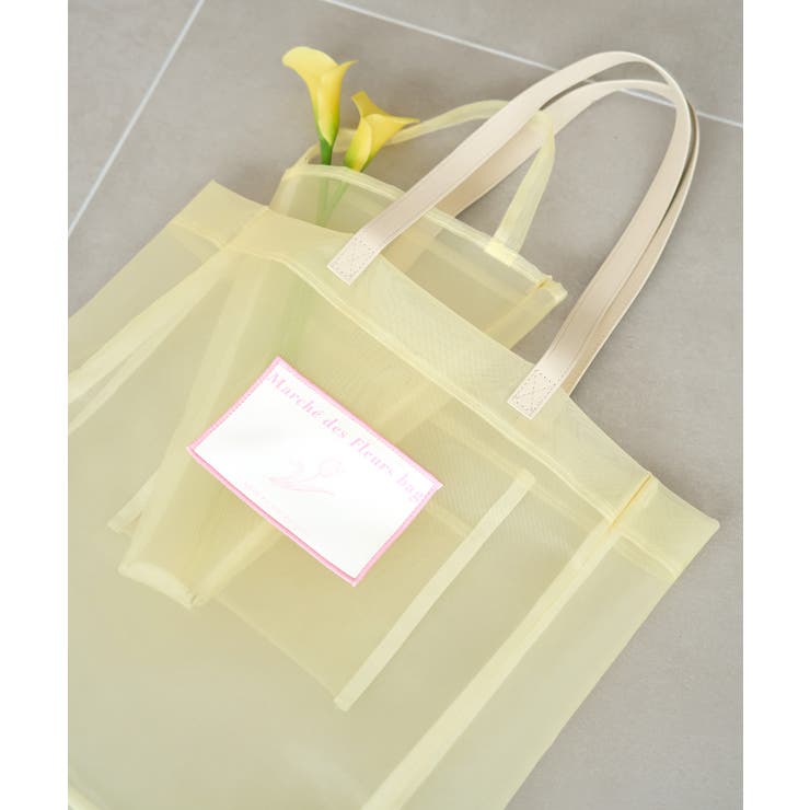 イエロー系(81) | 【Casselini/キャセリーニ別注】フラワーバッグSETシアービッグトート | ROPE' PICNIC