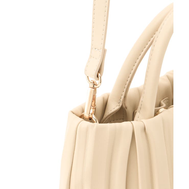 プリーツミドルトート＆ショルダーバッグ[品番：RPCW0041220]｜ROPE