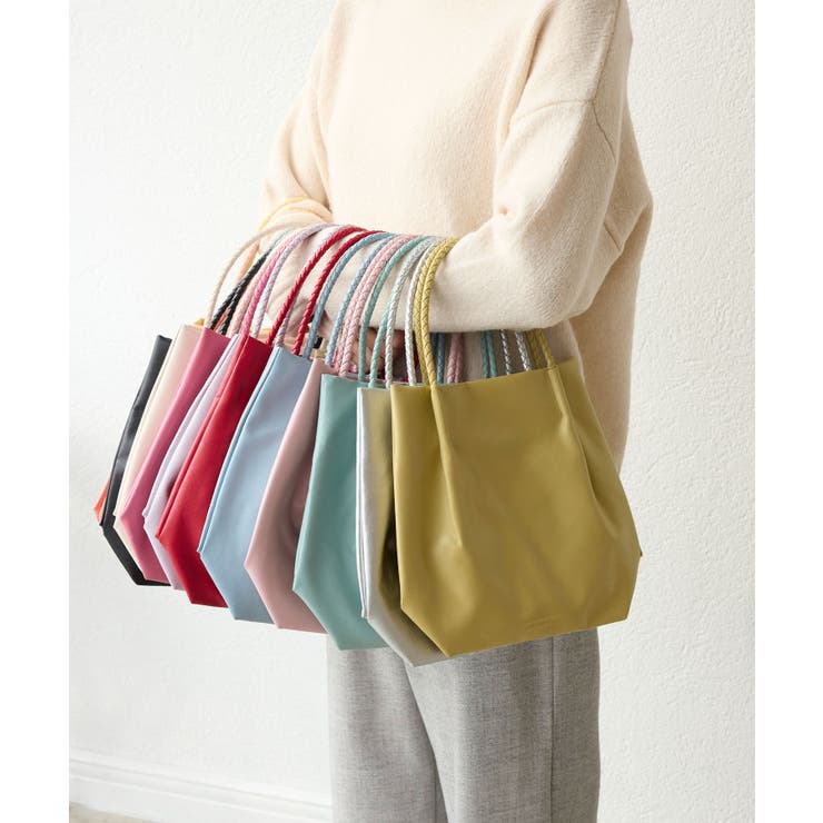 【累計25,000点突破】洗えるメッシュハンドルミドルトートバッグ | ROPE' PICNIC | 詳細画像4 