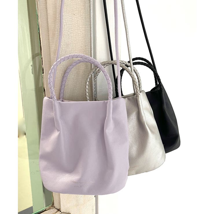 ラベンダー(52) | 洗えるメッシュハンドルタックミニショルダーバッグ | ROPE' PICNIC