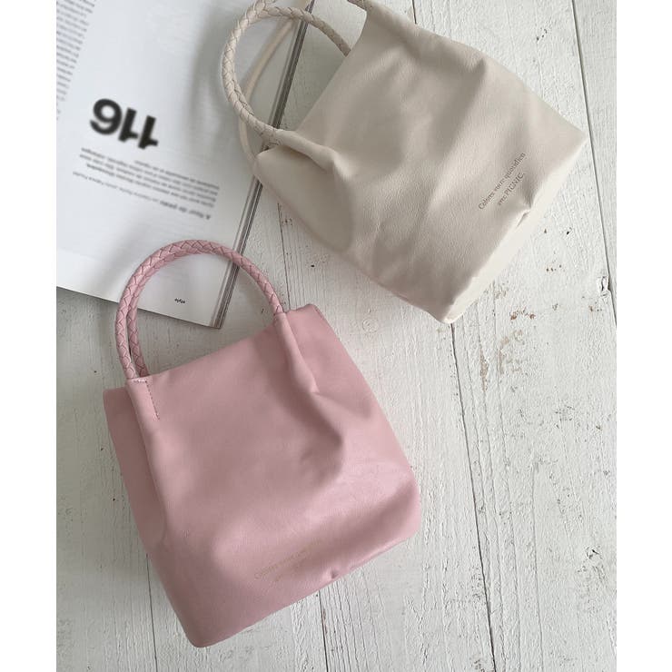 ピンク系(65) | 洗えるメッシュハンドルタックミニショルダーバッグ | ROPE' PICNIC
