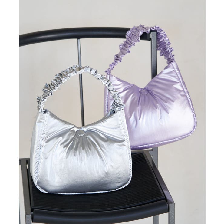 メタリックミニラウンドワンショルダーバッグ | ROPE' PICNIC | 詳細画像1 