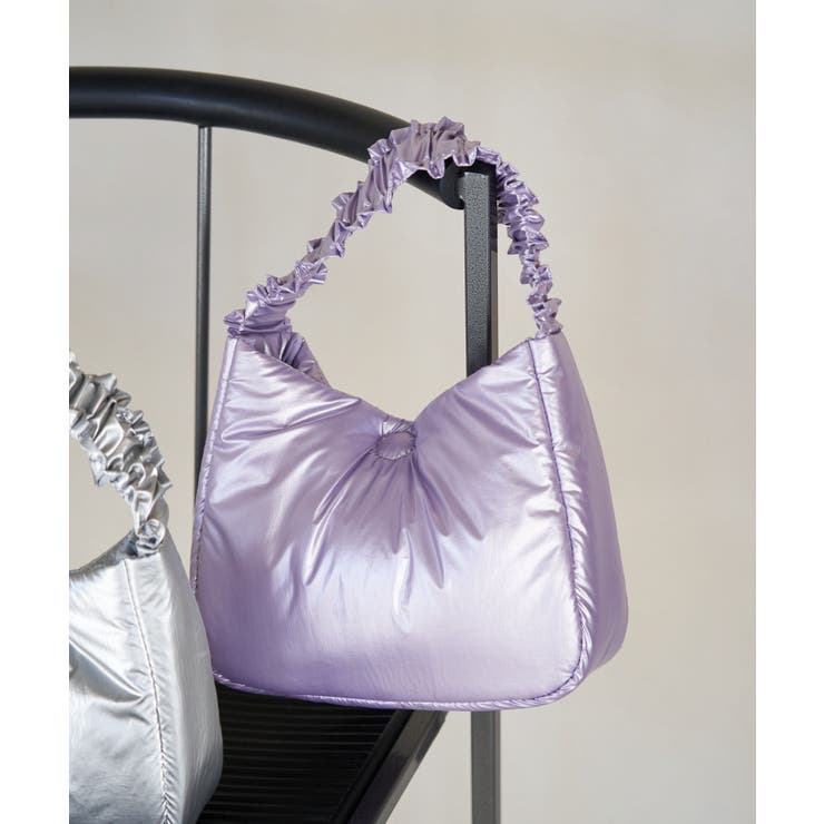 ラベンダー(52) | メタリックミニラウンドワンショルダーバッグ | ROPE' PICNIC