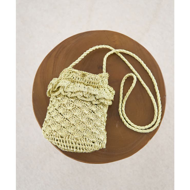 メタリックヤーンミニフリルショルダーバッグ | ROPE' PICNIC | 詳細画像2 