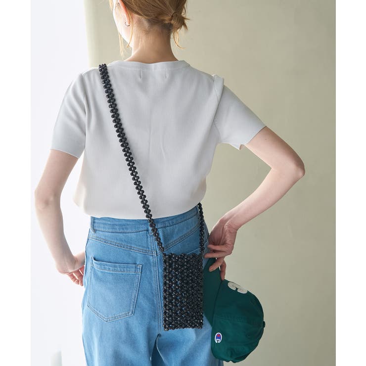 ブラック(01) | ビーズミニショルダーバッグ | ROPE' PICNIC