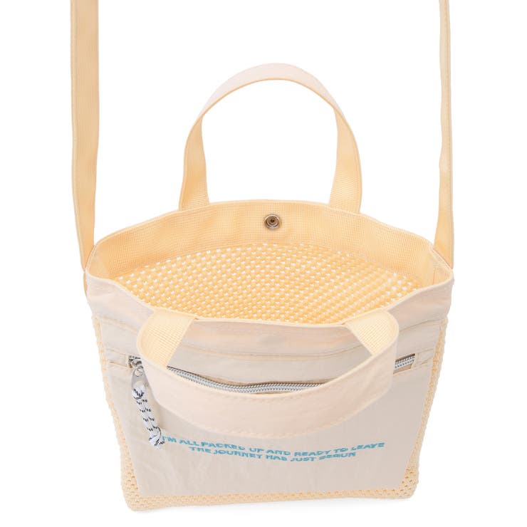 アイスリング保冷ポケット付スクエアメッシュショルダーバッグ | ROPE' PICNIC | 詳細画像12 