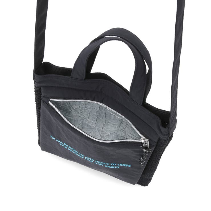 アイスリング保冷ポケット付スクエアメッシュショルダーバッグ | ROPE' PICNIC | 詳細画像9 