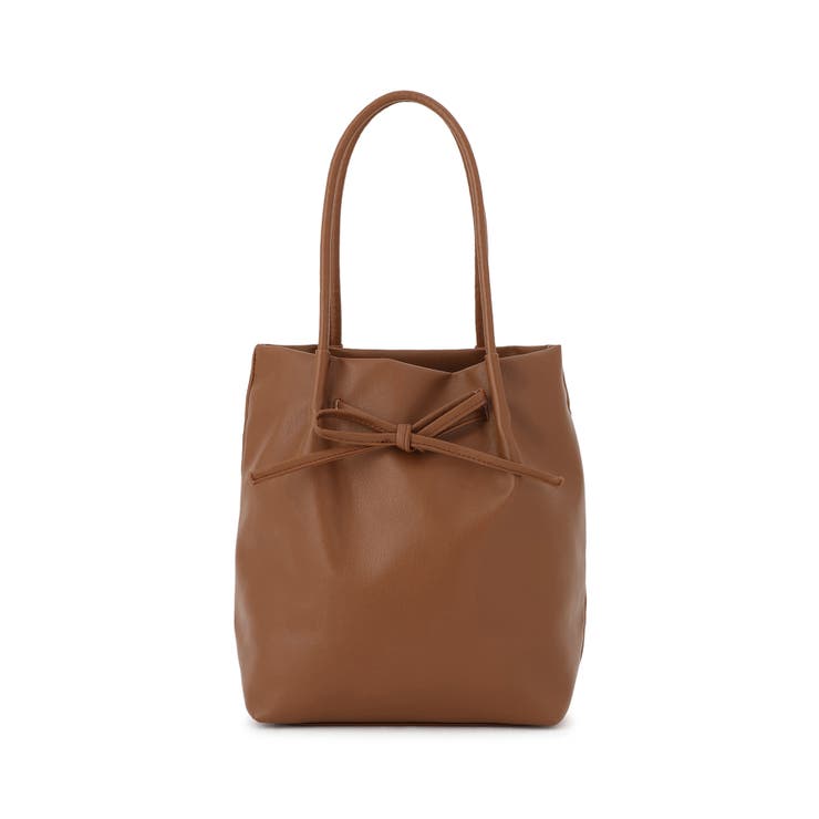 ブラウン系(22) | 洗えるバッグ リボンディティールトートバッグ/イージーケア | ROPE' PICNIC