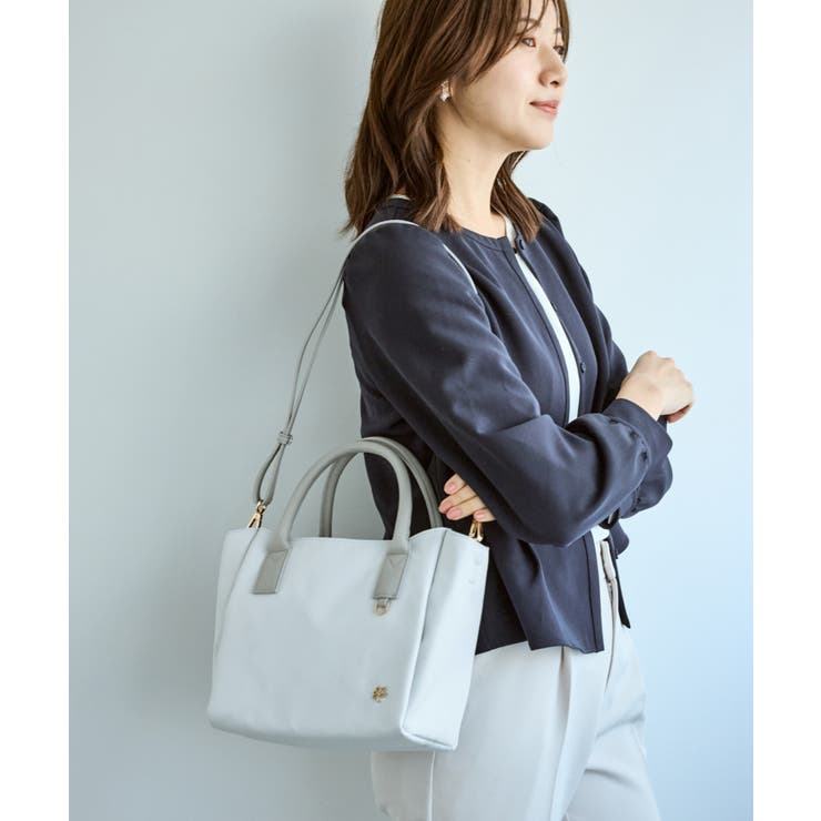 異素材コンビミドルトートバッグ/軽量・2WAY | ROPE' PICNIC | 詳細画像3 