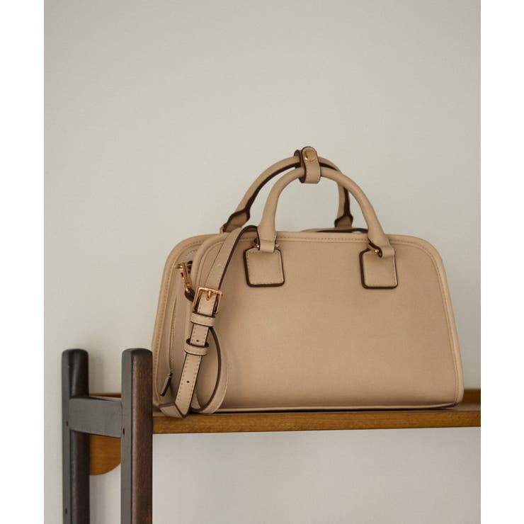 ベージュ系(28) | ワイドスクエアボストンバッグ/2WAY | ROPE' PICNIC