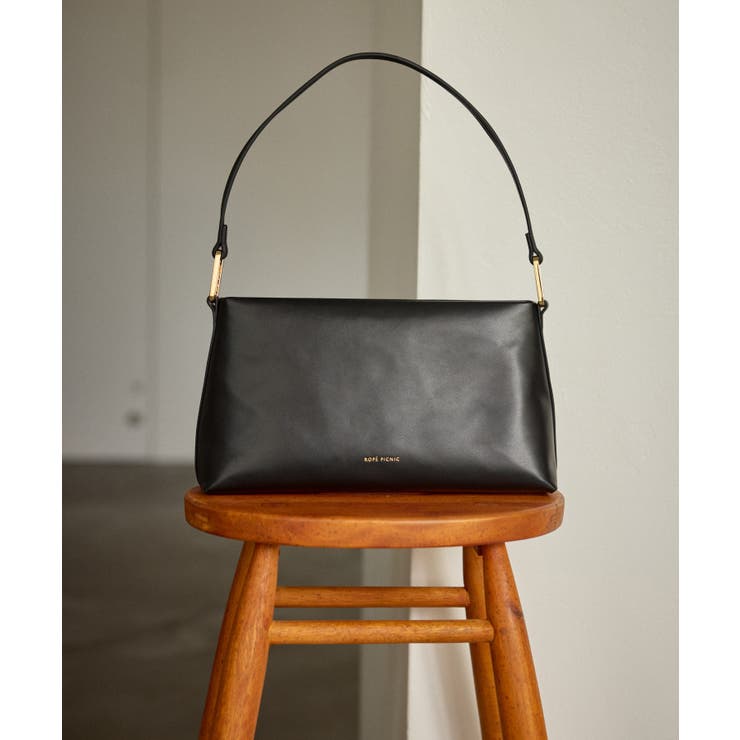 ブラック(01) | フラットワンショルダーバッグ | ROPE' PICNIC