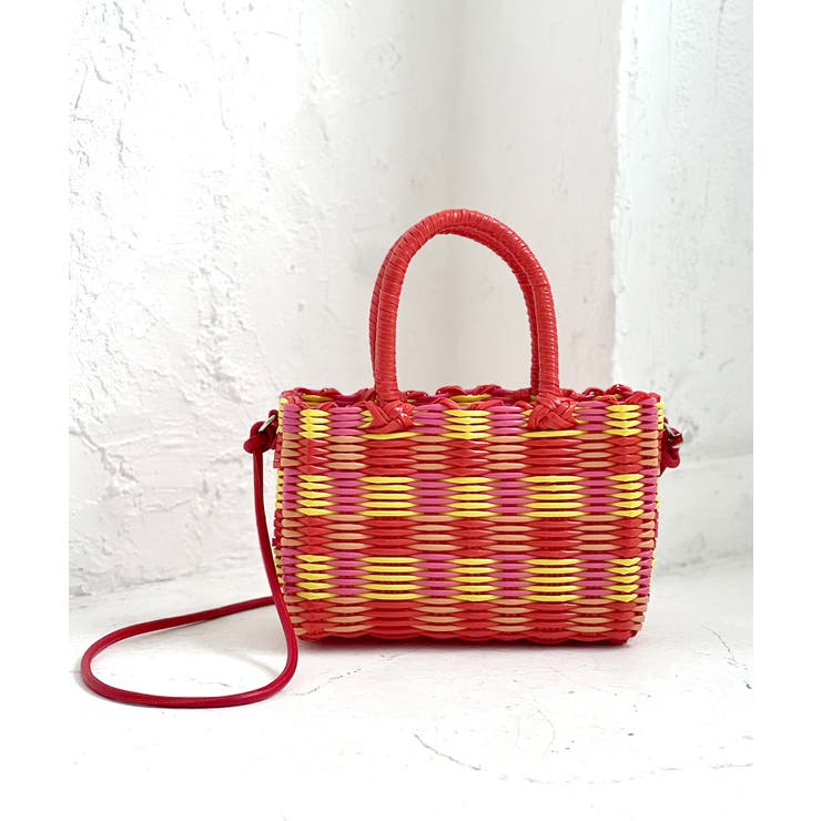 レッド(60) | 【Casselini/キャセリーニ】パターンマルシェショルダーバッグ | ROPE' PICNIC