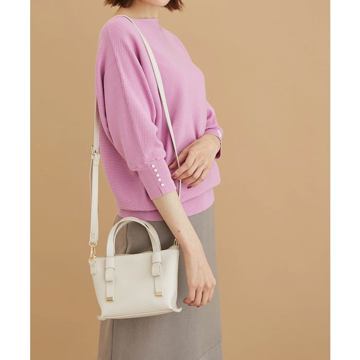 【WEB限定】フラットリボンハンドルミニトート＆ショルダーバッグ | ROPE' PICNIC | 詳細画像17 