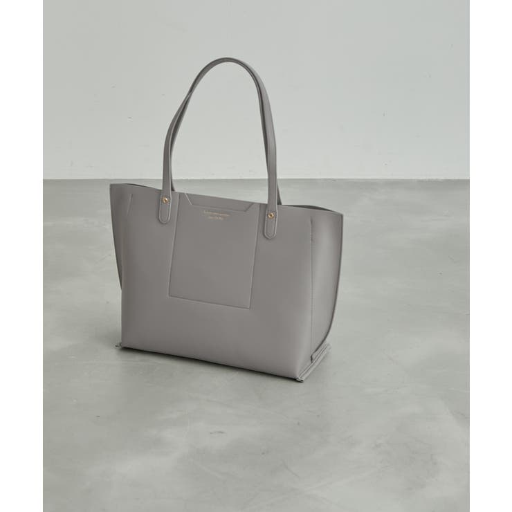 グレー(07) | 軽量平カシメフロントポケット3層A4トートバッグ | ROPE' PICNIC