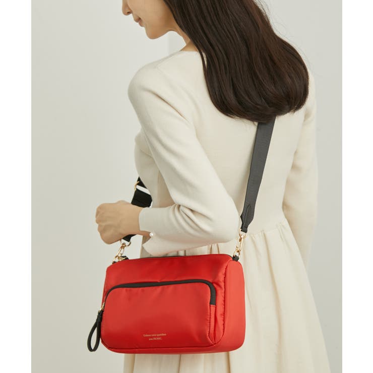 撥水加工/ミニワイドショルダーバッグ | ROPE' PICNIC | 詳細画像1 