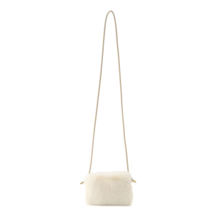 ホワイト系(14) | 【CM着用商品】カラーフェイクファーマイクロミニショルダーバッグ | ROPE' PICNIC