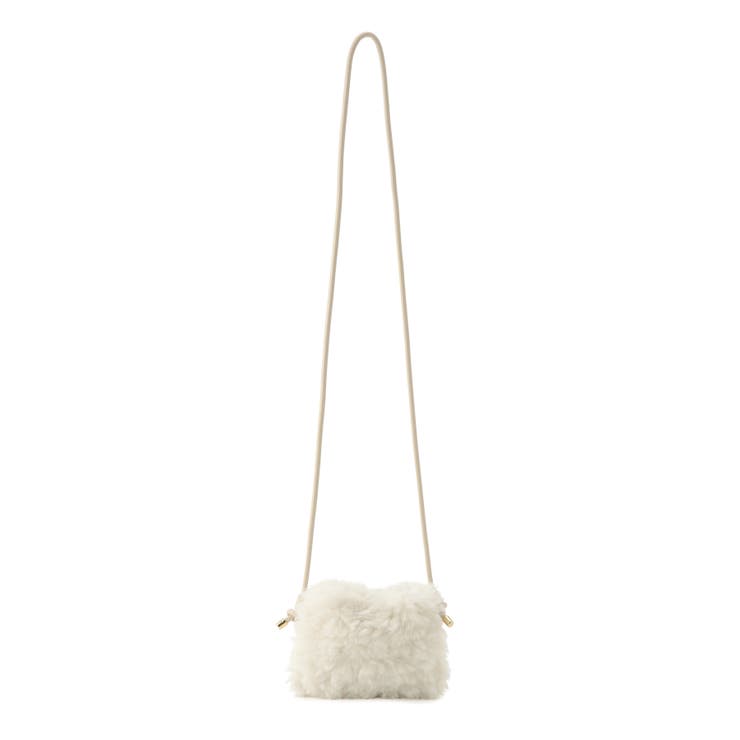 オフホワイト(15) | 【CM着用商品】カラーフェイクファーマイクロミニショルダーバッグ | ROPE' PICNIC
