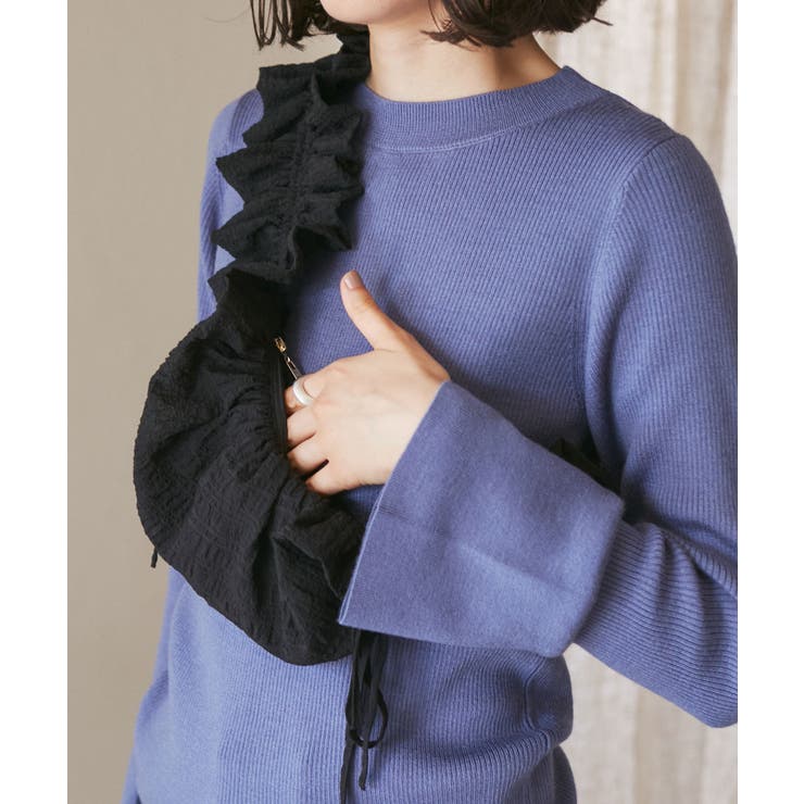 シャーリングフリルショルダーバッグ | ROPE' PICNIC | 詳細画像4 